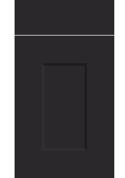 Cambridge Supermatt Black kitchen cupboard door