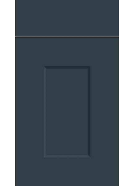 Cambridge Supermatt Indigo Blue kitchen cupboard door