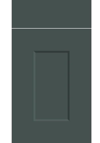 Cambridge Supermatt Kombu Green kitchen cupboard door