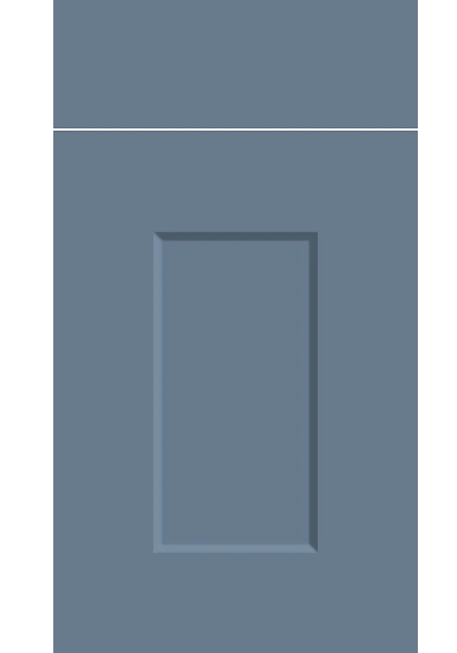 Cambridge Supermatt Misty Blue kitchen cupboard door
