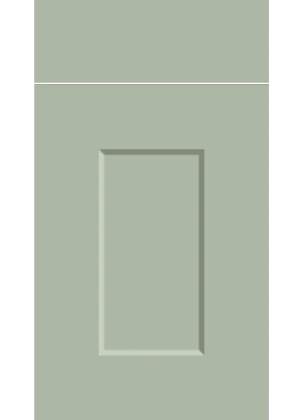 Cambridge Supermatt Sage Green kitchen cupboard door