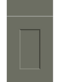 Cambridge Supermatt Smoke Green kitchen cupboard door