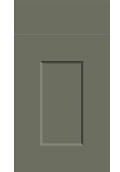 Cambridge Supermatt Smoke Green kitchen cupboard door