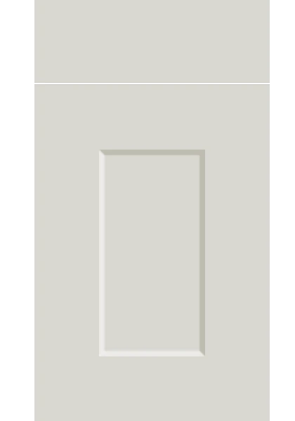 Cambridge Supermatt White Grey kitchen cupboard door