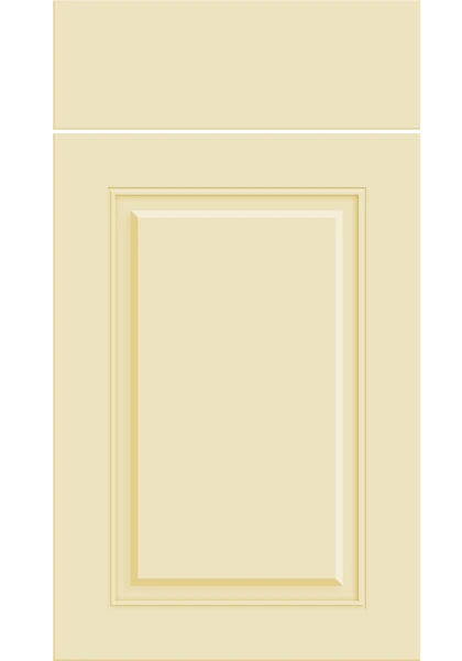 Carlton High Gloss Cream kitchen cupboard door