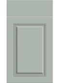 Carlton Panel kitchen door and drawer front in Matt Pistachio