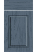 Carlton Paint Flow Matt Colonial Blue kitchen cupboard door
