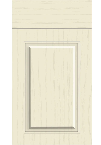 Carlton Paint Flow Matt Cream kitchen cupboard door