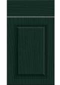 Carlton Paint Flow Matt Fir Green kitchen cupboard door