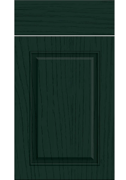 Carlton Paint Flow Matt Fir Green kitchen cupboard door