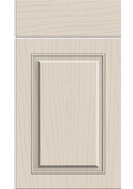 Carlton Paint Flow Matt Taupe Grey kitchen cupboard door