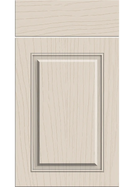 Carlton Paint Flow Matt Taupe Grey kitchen cupboard door