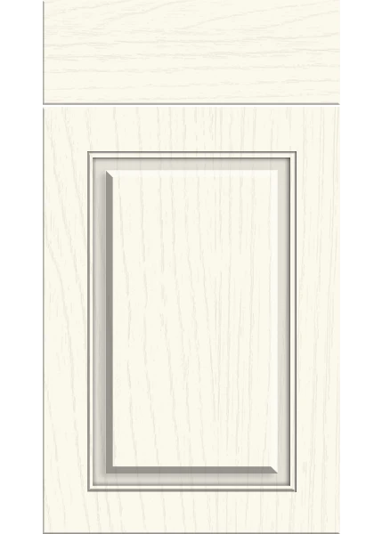 Carlton Paint Flow Matt White kitchen cupboard door
