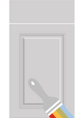 Carlton Paint Ready kitchen cupboard door