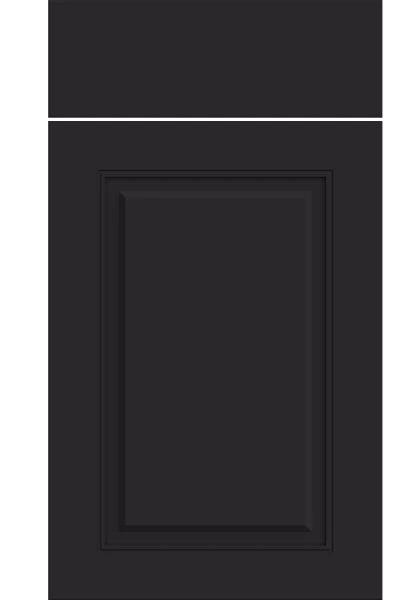 Carlton Supermatt Black kitchen cupboard door