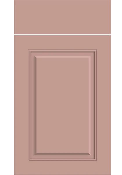 Carlton Supermatt Blush Pink kitchen cupboard door