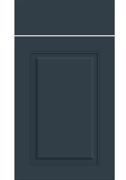 Carlton Supermatt Indigo Blue kitchen cupboard door