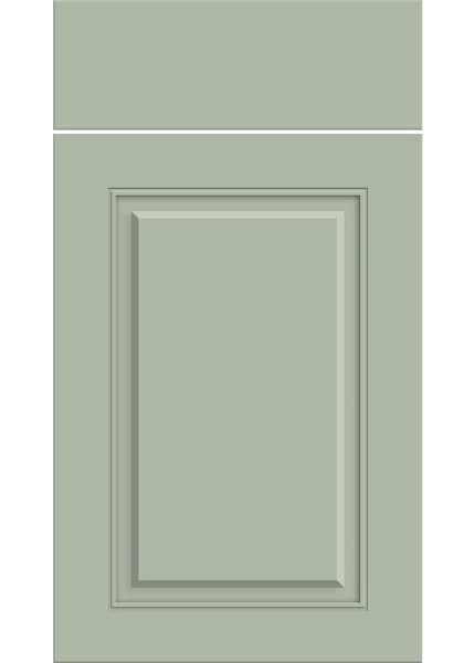 Carlton Supermatt Sage Green kitchen cupboard door