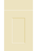 Carrick High Gloss Cream kitchen cupboard door