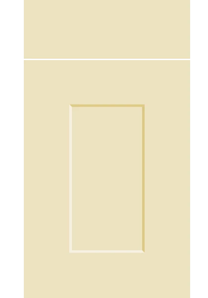Carrick High Gloss Cream kitchen cupboard door