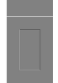 Carrick High Gloss Dust Grey kitchen cupboard door