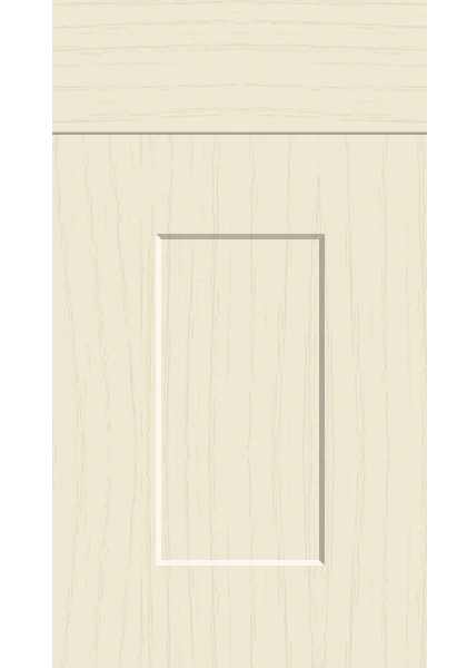 Carrick Paint Flow Matt Cream kitchen cupboard door