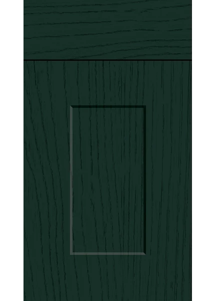 Carrick Paint Flow Matt Fir Green kitchen cupboard door