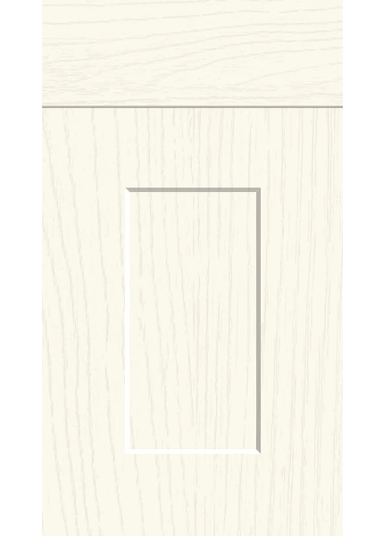 Carrick Paint Flow Matt White kitchen cupboard door