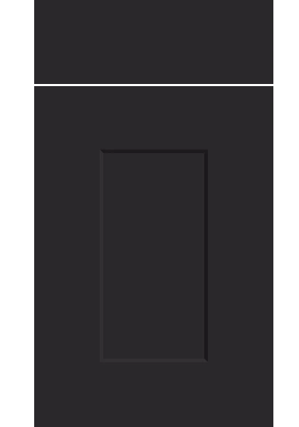 Carrick Supermatt Black kitchen cupboard door
