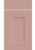 Carrick Supermatt Blush Pink kitchen cupboard door