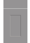 Carrick Supermatt Dust Grey kitchen cupboard door