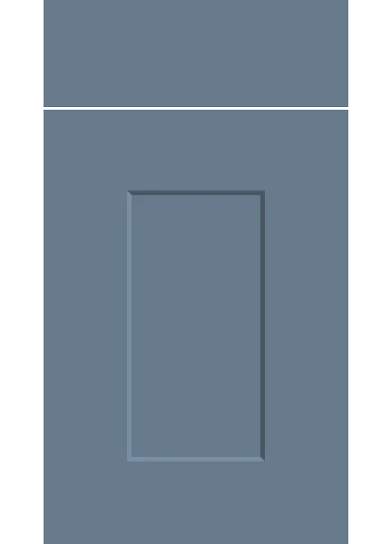 Carrick Supermatt Misty Blue kitchen cupboard door