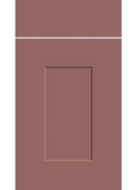 Carrick Supermatt Rusty Red kitchen cupboard door