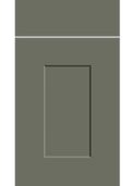 Carrick Supermatt Smoke Green kitchen cupboard door