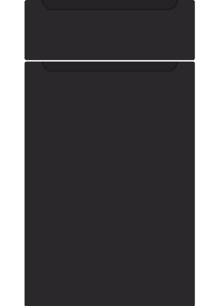 Chelsea Supermatt Black kitchen cupboard door