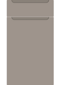 Chelsea Handleless kitchen door and drawer front in Supermatt Clay Grey