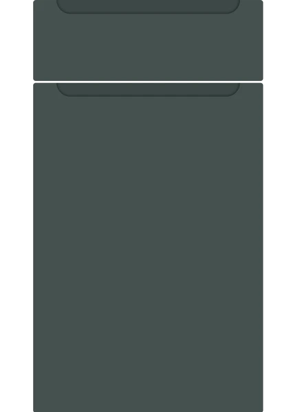 Chelsea Supermatt Kombu Green kitchen cupboard door