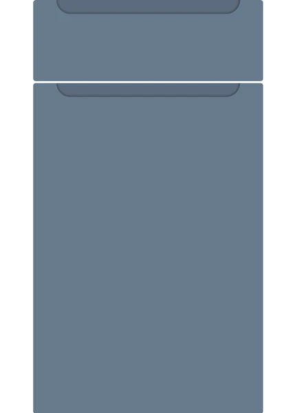 Chelsea Supermatt Misty Blue kitchen cupboard door