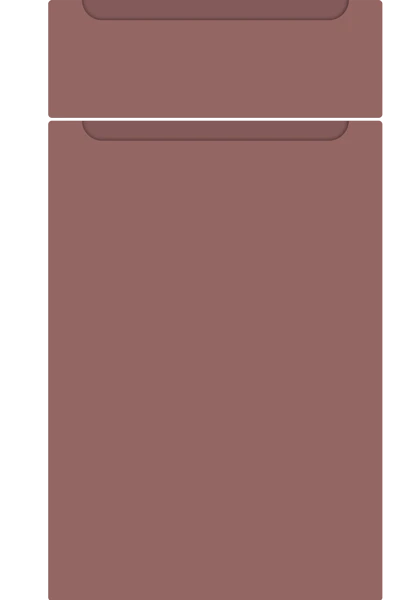 Chelsea Supermatt Rusty Red kitchen cupboard door