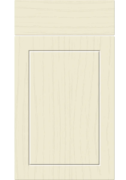 Dalton Paint Flow Matt Cream kitchen cupboard door