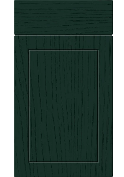 Dalton Paint Flow Matt Fir Green kitchen cupboard door