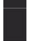 Dalton Supermatt Black kitchen cupboard door