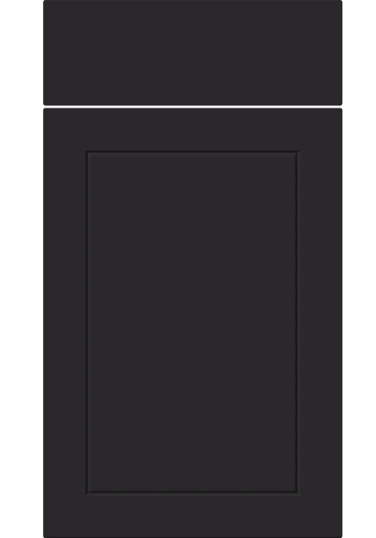 Dalton Supermatt Black kitchen cupboard door