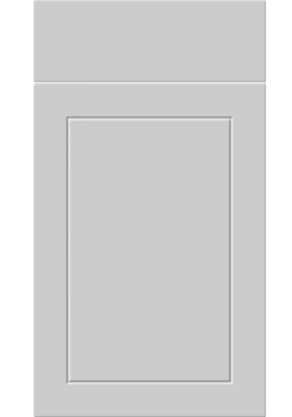 Dalton grooved kitchen door in Supermatt Dove Grey