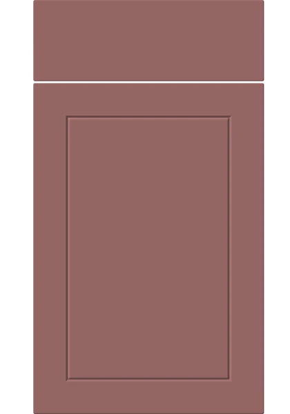Dalton Supermatt Rusty Red kitchen cupboard door