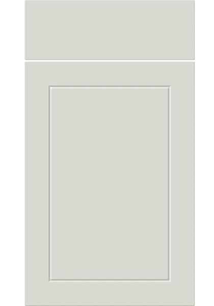 Dalton Supermatt White Grey kitchen cupboard door