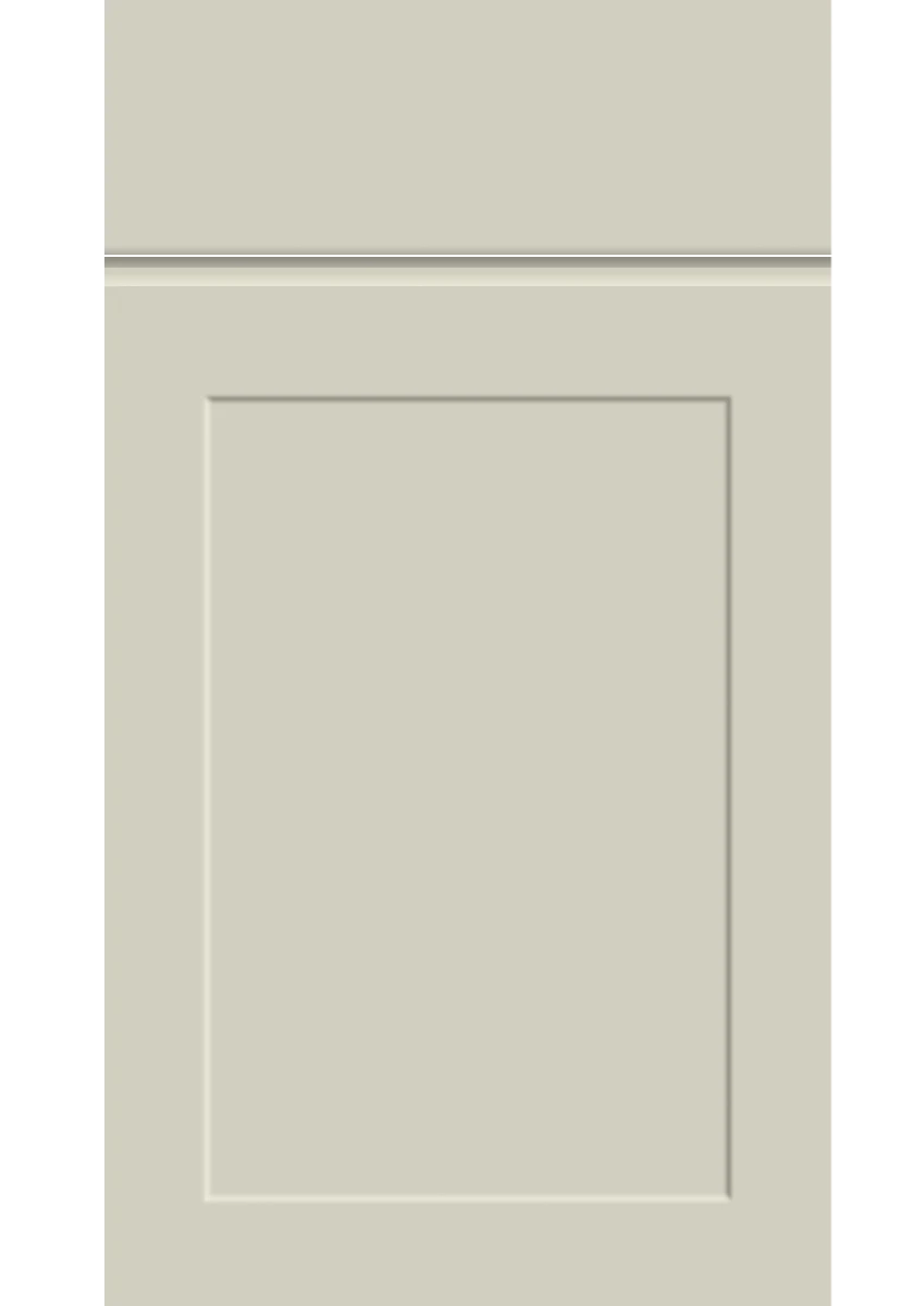 Elland Handleless kitchen door and drawer front in Matt Mussel