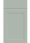 Elland Handleless kitchen door and drawer front in Matt Pistachio