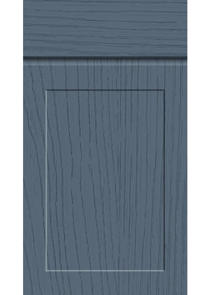 Elland Paint Flow Matt Colonial Blue kitchen cupboard door