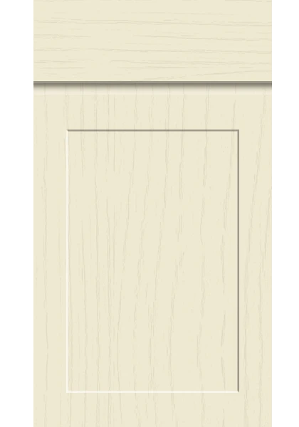 Elland Paint Flow Matt Cream kitchen cupboard door